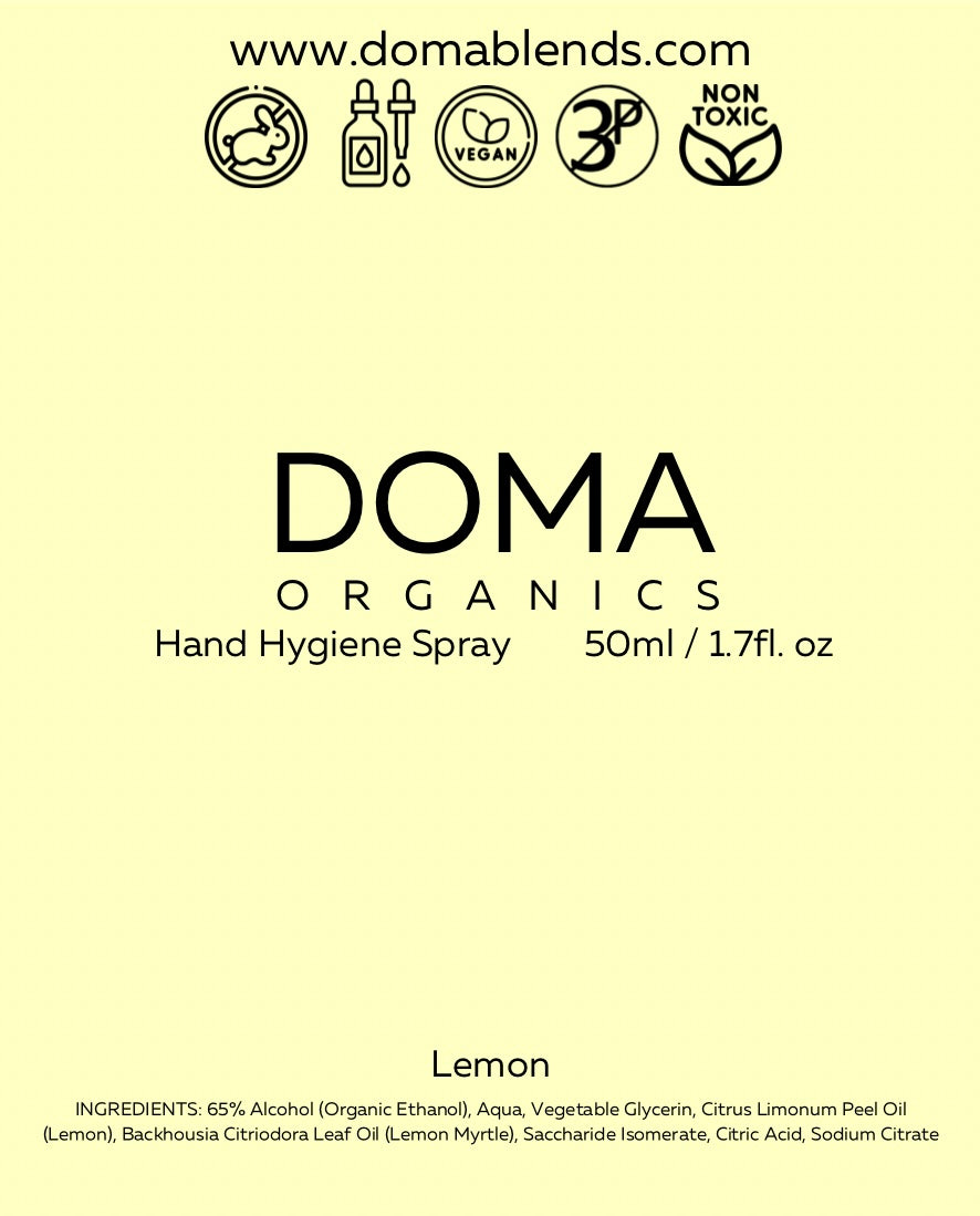 Lemon Hand Hygiene Spray 50ml