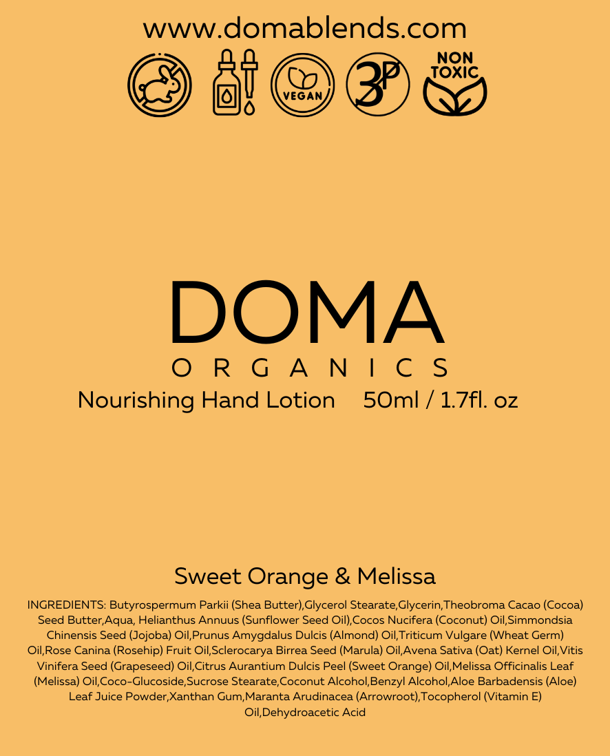 Sweet Orange & Melissa Organic Hand lotion 50ml