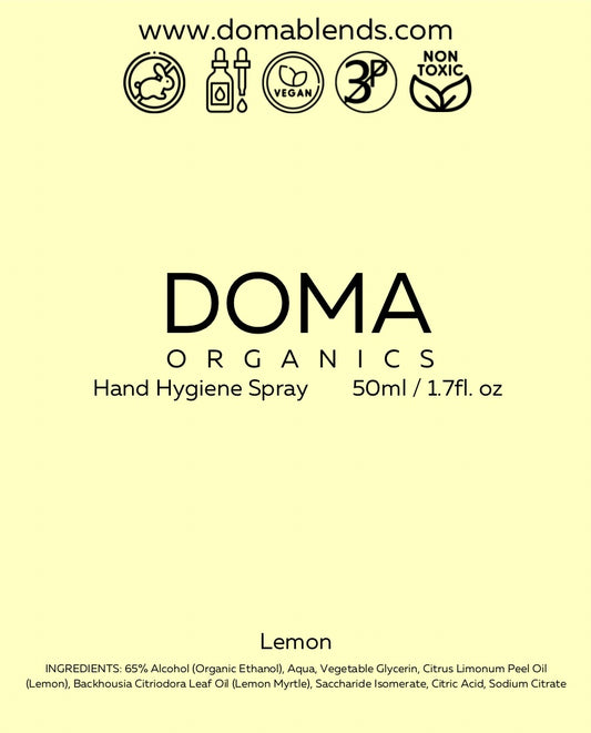 Lemon Hand Hygiene Spray 50ml