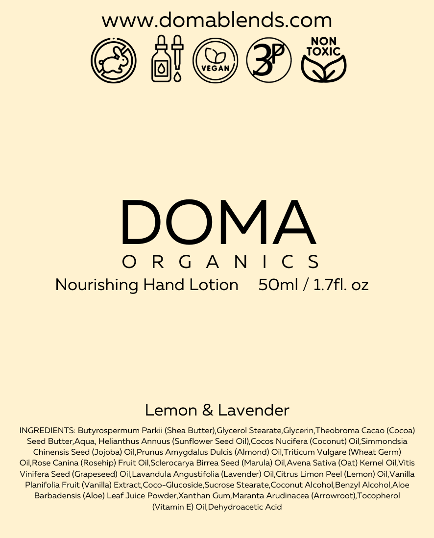 Lemon & Lavender Organic Hand lotion 50ml