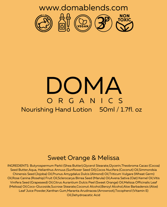 Sweet Orange & Melissa Organic Hand lotion 50ml